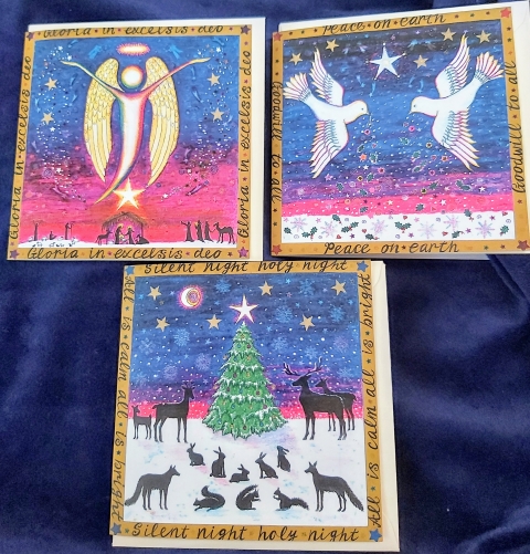 Christmas Cards all 3 designs (Free P&P)